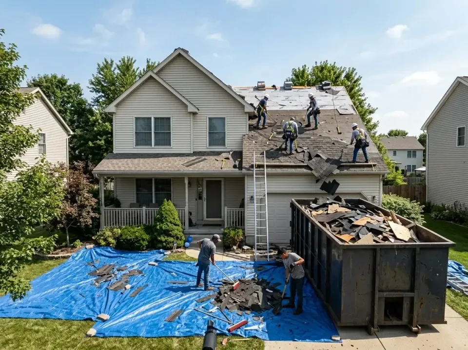 roof-replacement-debris-remova-004 — frequently asked questions, Cheapest Dumpster Rentals in Mims, FL